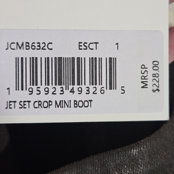 NWT Frame Jetset crop high rise mini boot pants coated chocolate brown - Picture 10 of 15